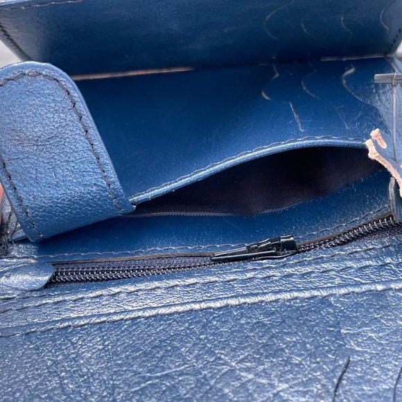 Handmade Leather Wallet Men Card Holder Purse Genuine Leather Bi fold Wallet - Picture 12 of 14